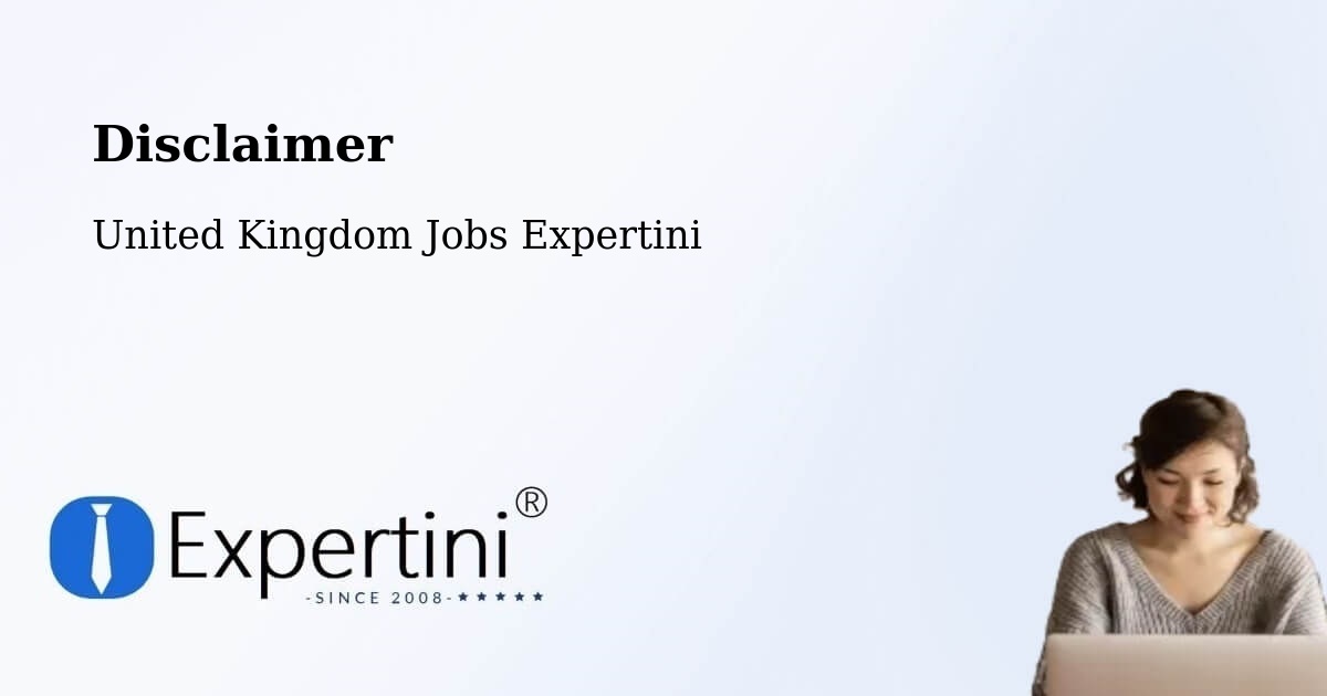 Disclaimer – Trafford Park - United Kingdom Jobs Expertini